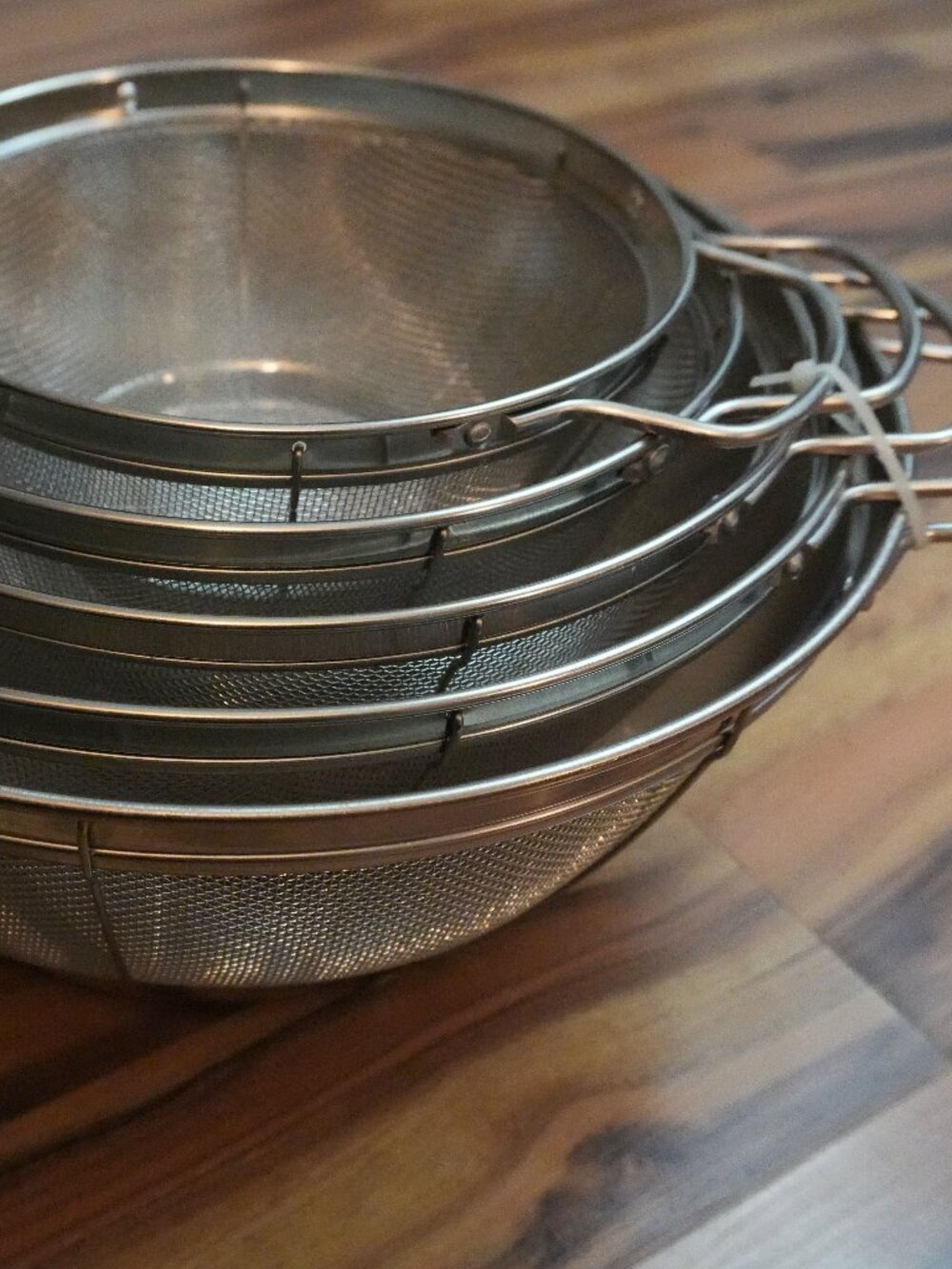 NWT Lot of 5 Stainless Steel 18/8 Metal Food Grade Kitchen Straine